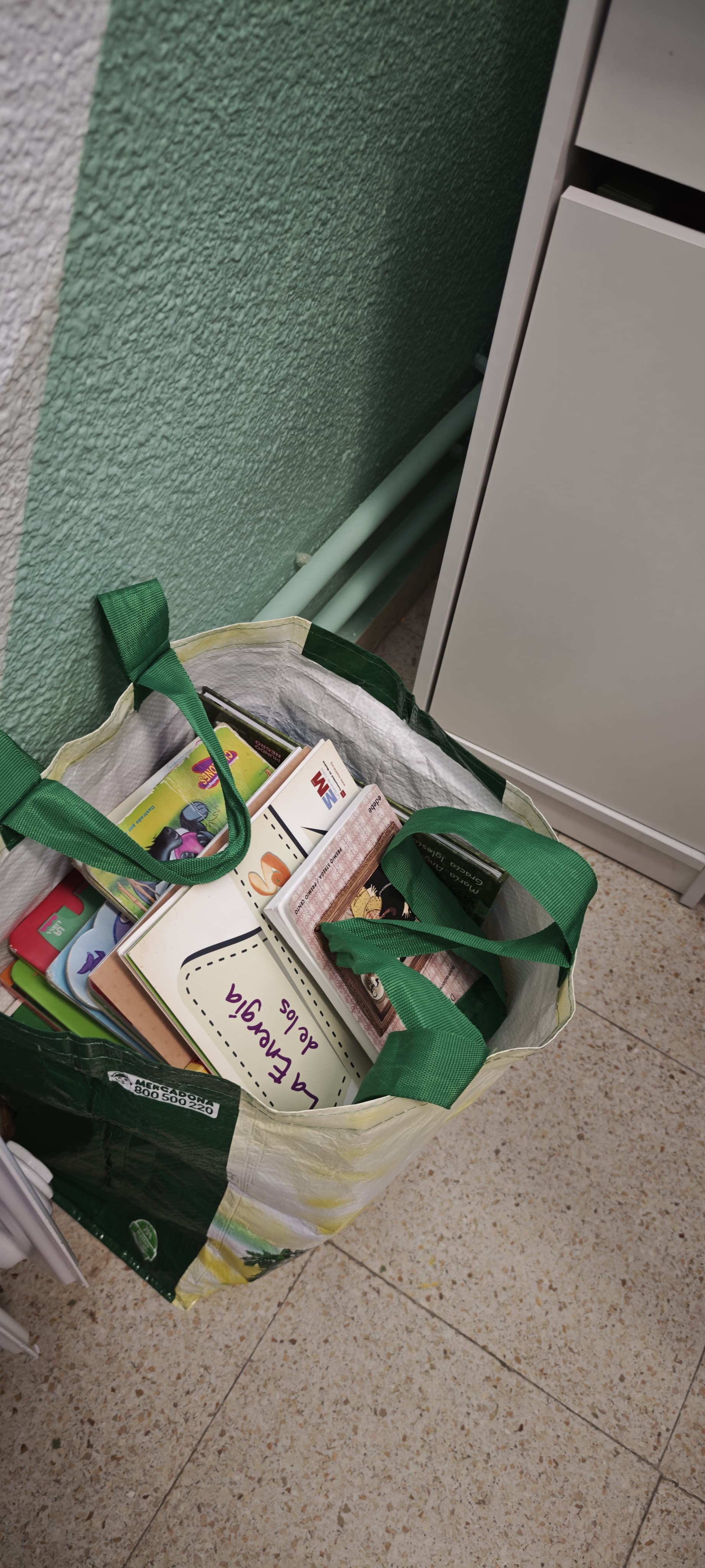 Donacion de libros para el colegio