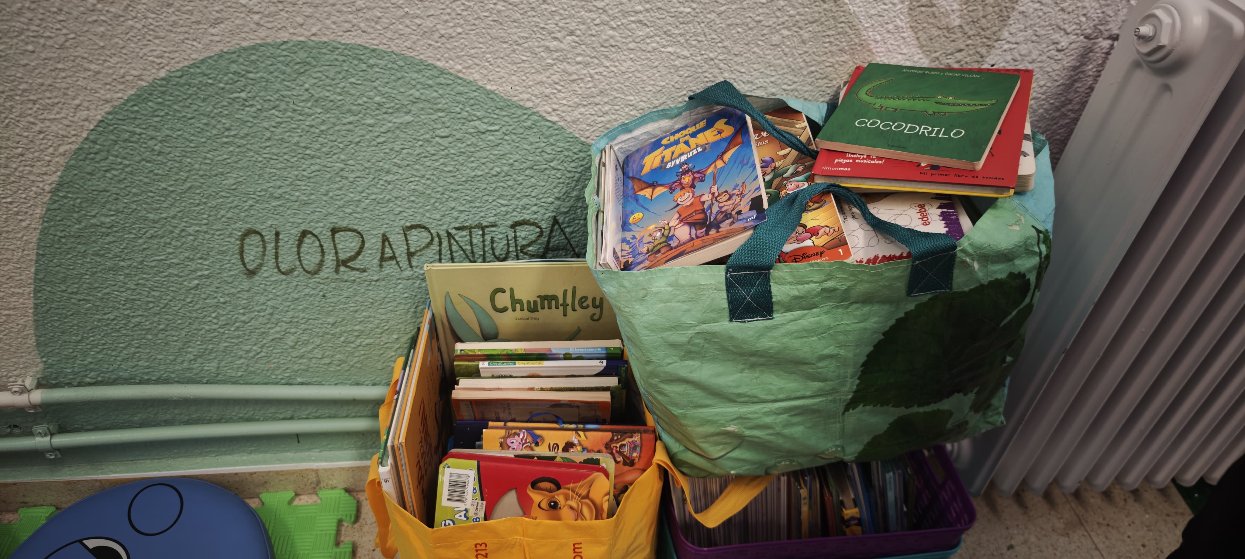 Donacion de libros para el colegio